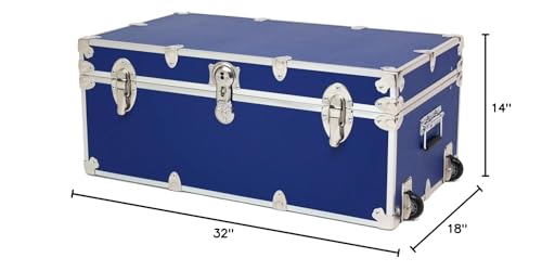 Black 32"x18"x14" Camping Storage Chest with Wheels Q449