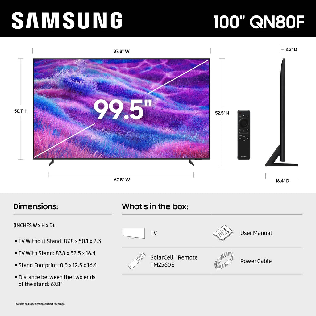 100" Class Neo QLED 4K Mini LED Smart TV A147