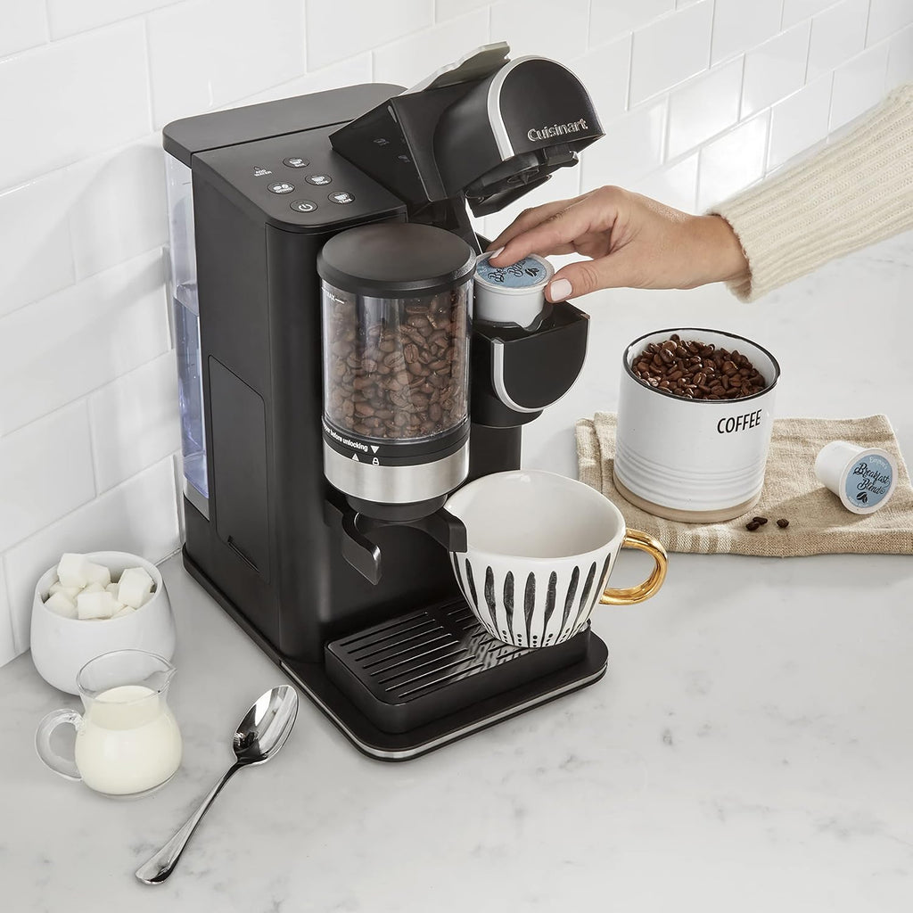 48 oz Single Serve Coffee Maker with Conical Burr Grinder M2620