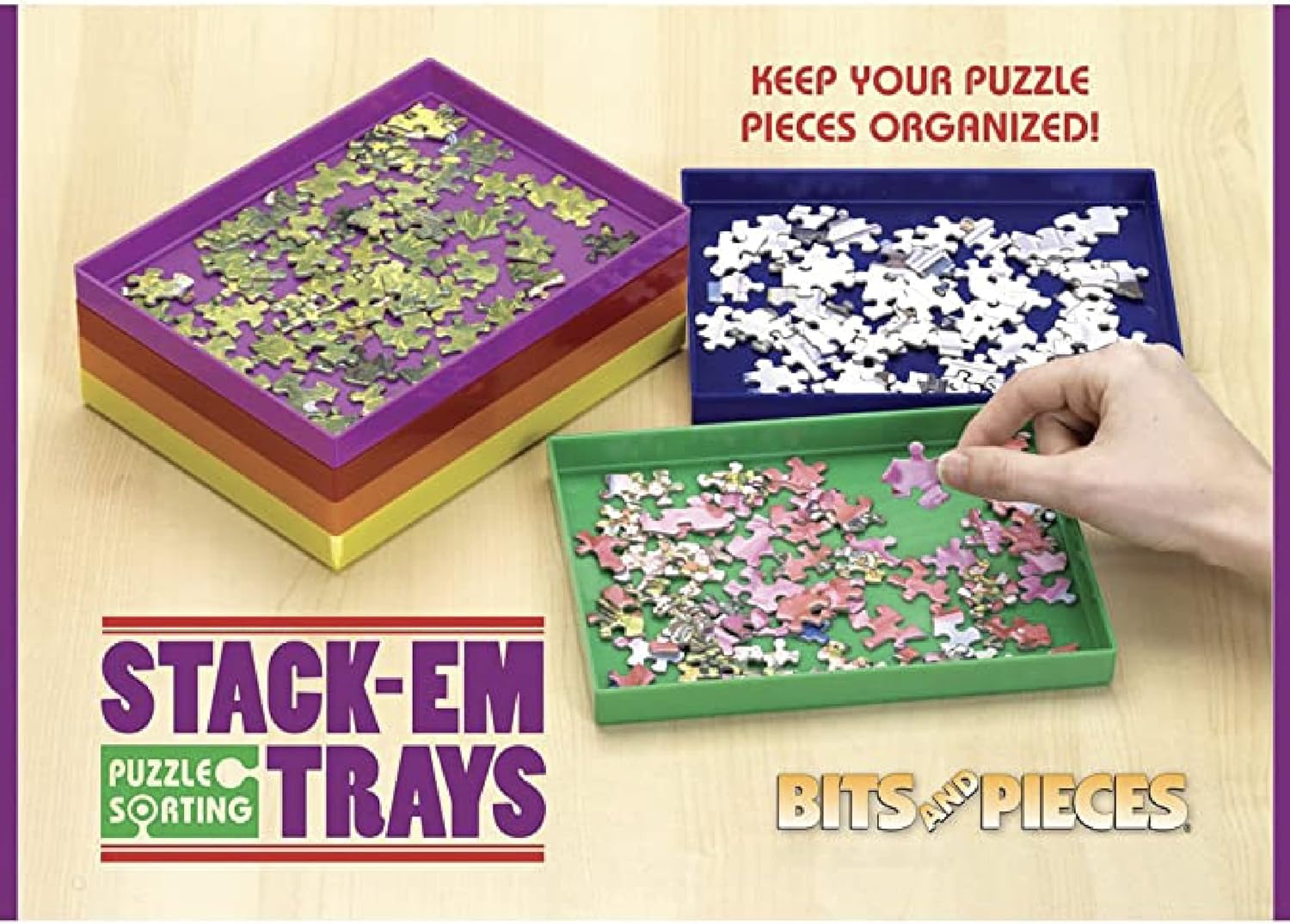 Stackable Sorting Trays - Pack of 6 J5312