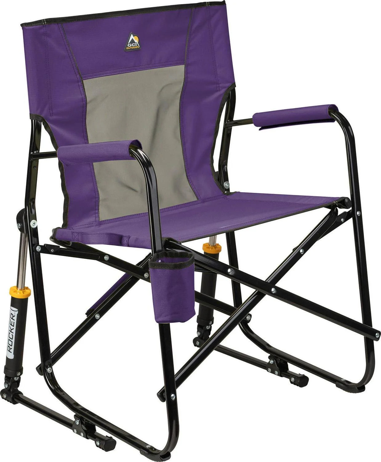 Purple Black Mesh Rocker Chair Y88969