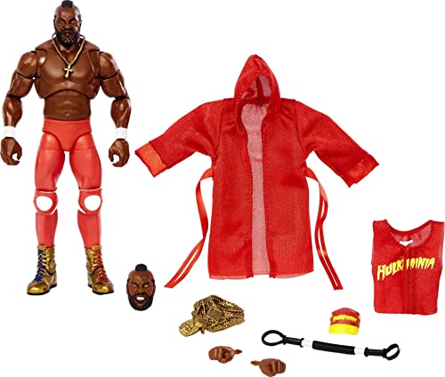 WWE Ultimate Edition Action Figure & Accessories Set, 6-inch Collectible with 30 Articulation Points, Swappable Pieces & Entrance Gear A15864
