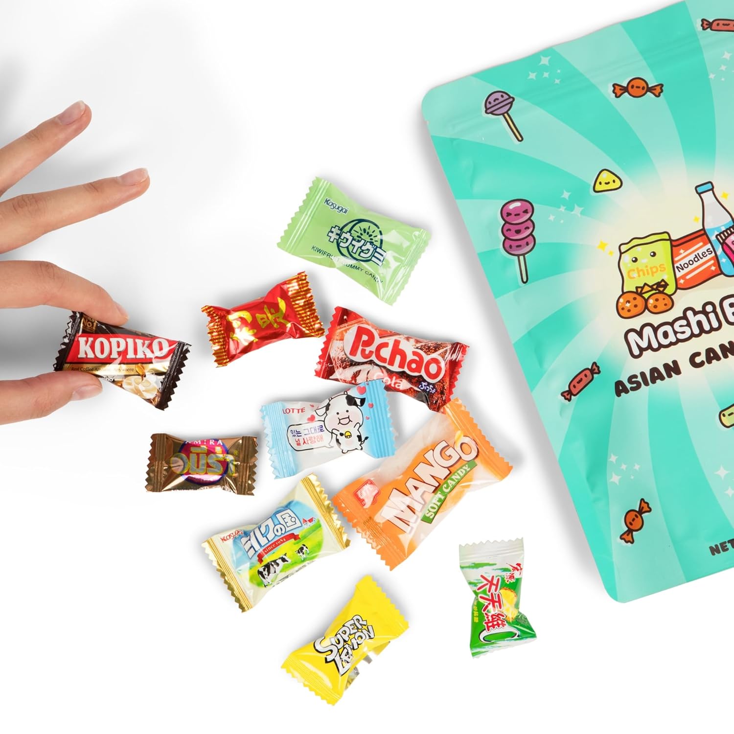 40 PCS Asian Candy Variety Pack Y104430