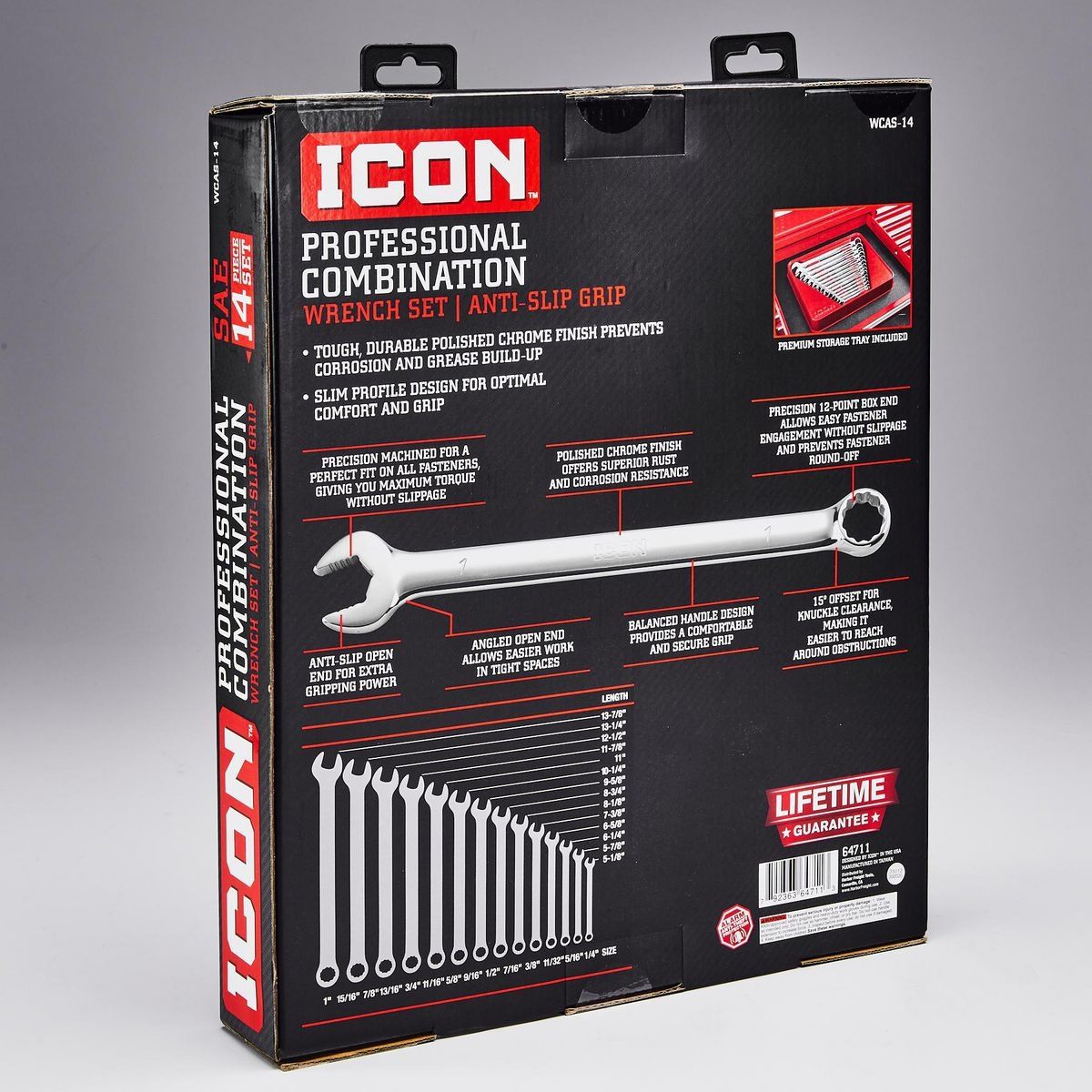 14-Piece SAE Combination Wrench Set J5964