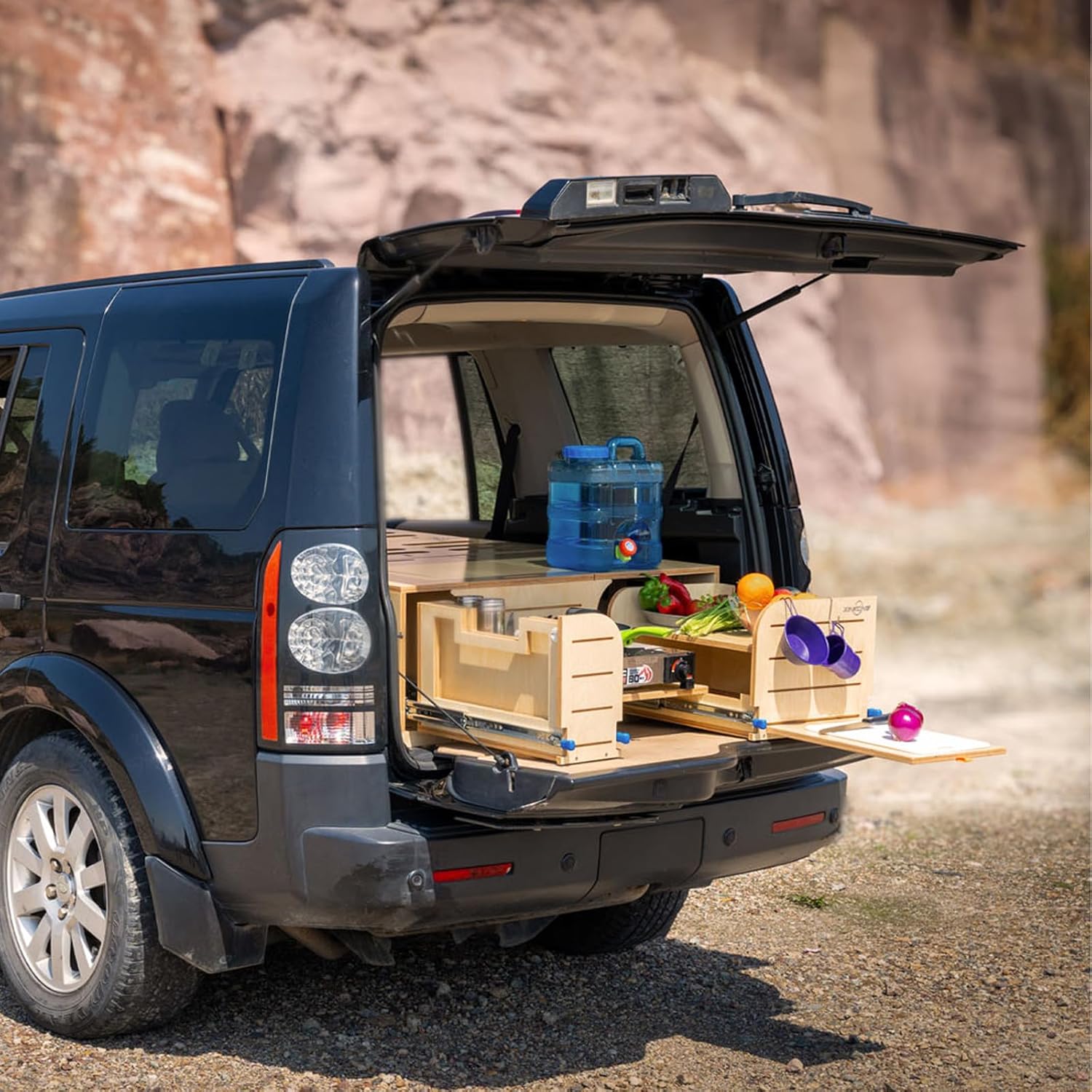 Overland Kitchen Box Camping Kit with Cooking, Sleeping R2281