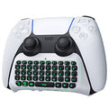 Black Wireless Bluetooth Mini PS5 Game Keyboard with RGB Backlight W894033