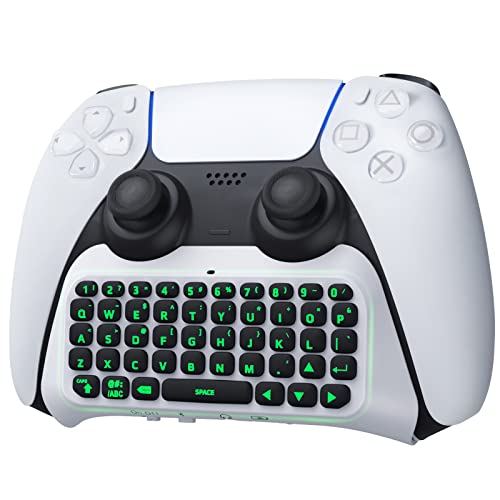 Black Wireless Bluetooth Mini PS5 Game Keyboard with RGB Backlight W894033