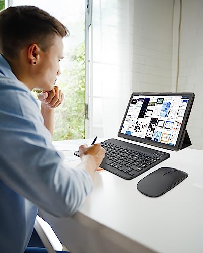 10 inch Android 14 Tablet with Keyboard E258488