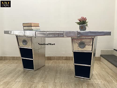Aviator Wing Desk Aluminium Desk 72 Inches Y366500