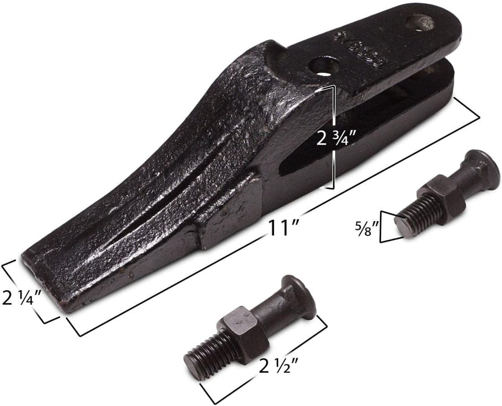 4pc Bucket Teeth Set with Bolt Nut Y354281