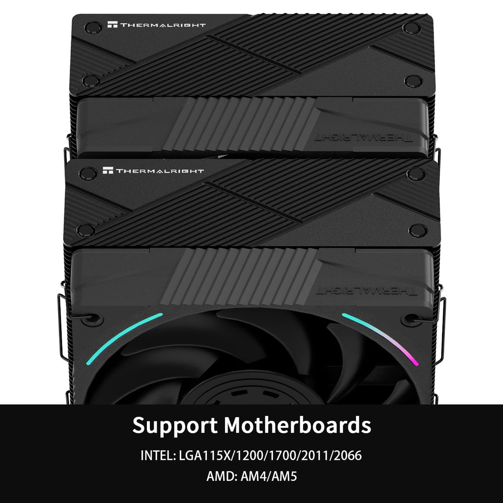 CPU Cooler with Dual PWM Fan and 7 Heat Pipes J221