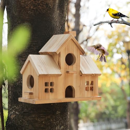 Large Wooden Hanging Birdhouse M76766