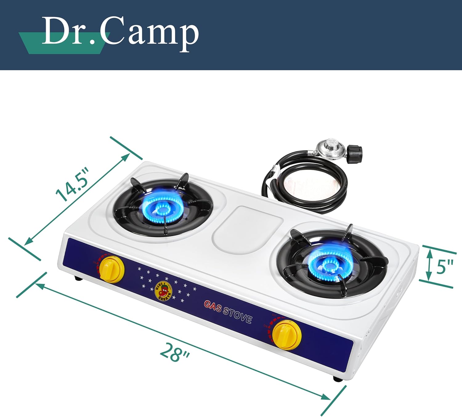 2 Burner Camping Stove K9347