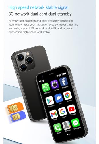 Black 3.0 Inch Android Small Phone B124872