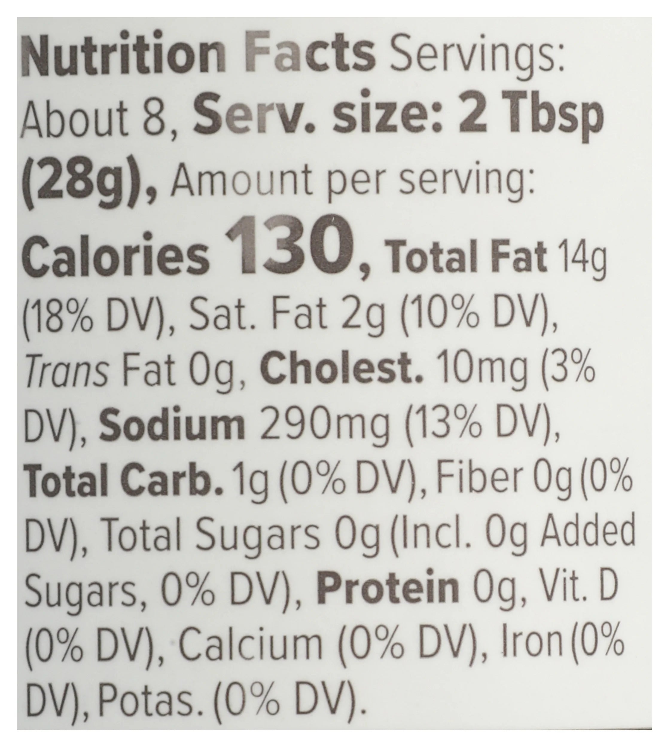 Tartar Sauce With Avocado Oil, 7.5 Ounce, Pack Of 6 Z299941