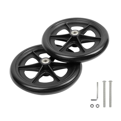 5" Black Wheel Replacement with Screws & L-Wrench C3618