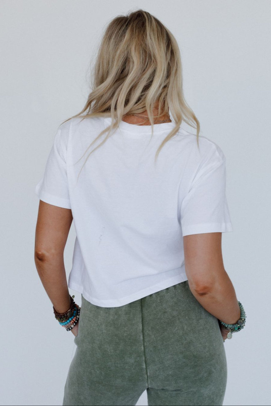 Here Today Basic Tee - White