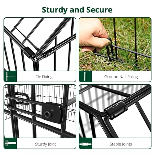 130"×40"×40" Outdoor Metal Chicken Coop Y697582