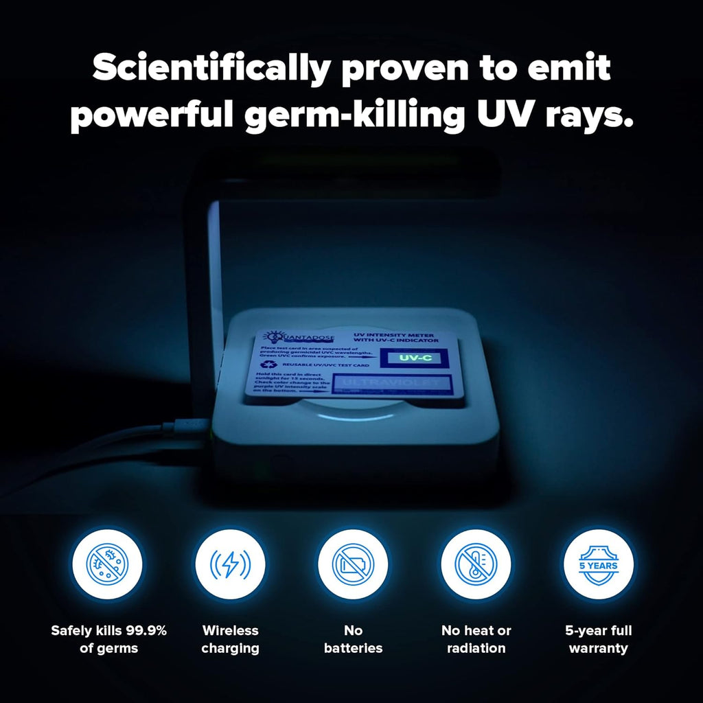 White UV Phone Sanitizer and Charger X669