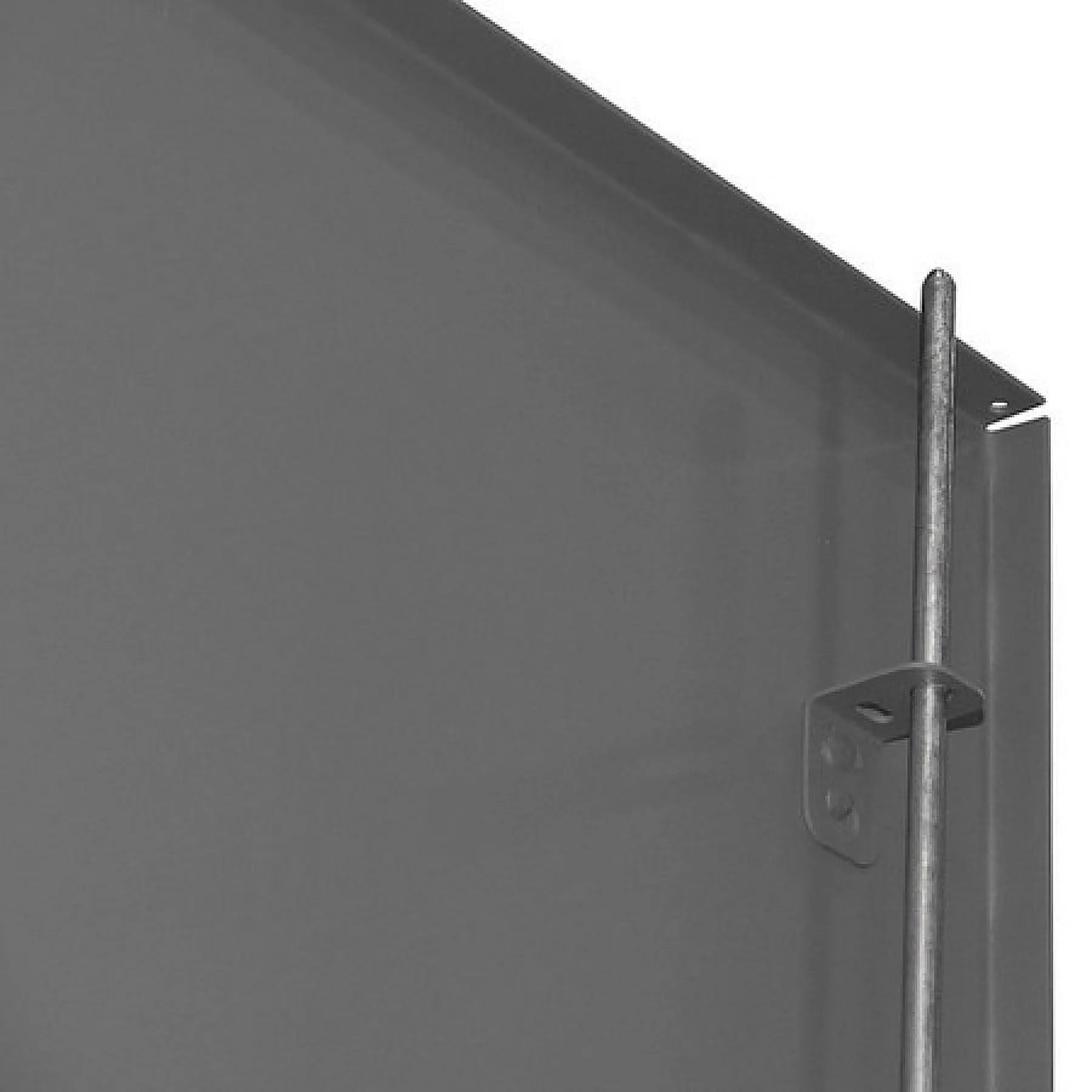 Gray 4 Shelf Storage Cabinet D462