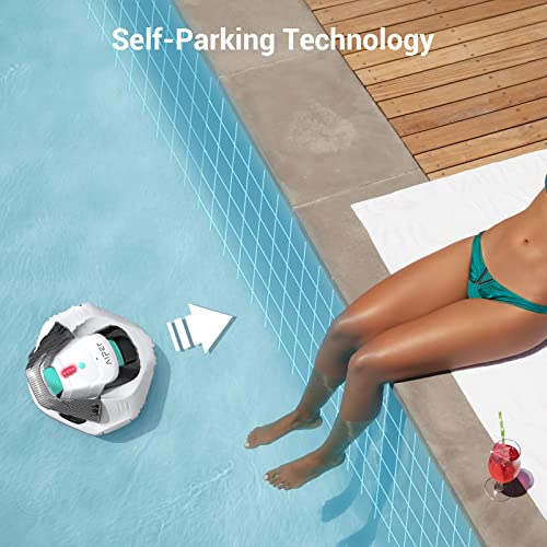 Cordless Robotic Pool Cleaner with Dual-Drive Motors V270