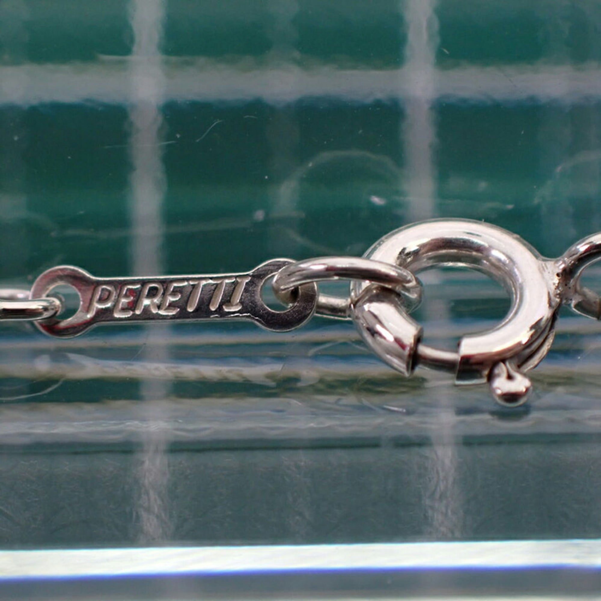 925 bean pendant necklace J3627