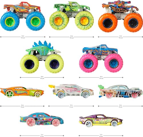 1:64 Scale Glow-in-The-Dark Monster Truck X1604