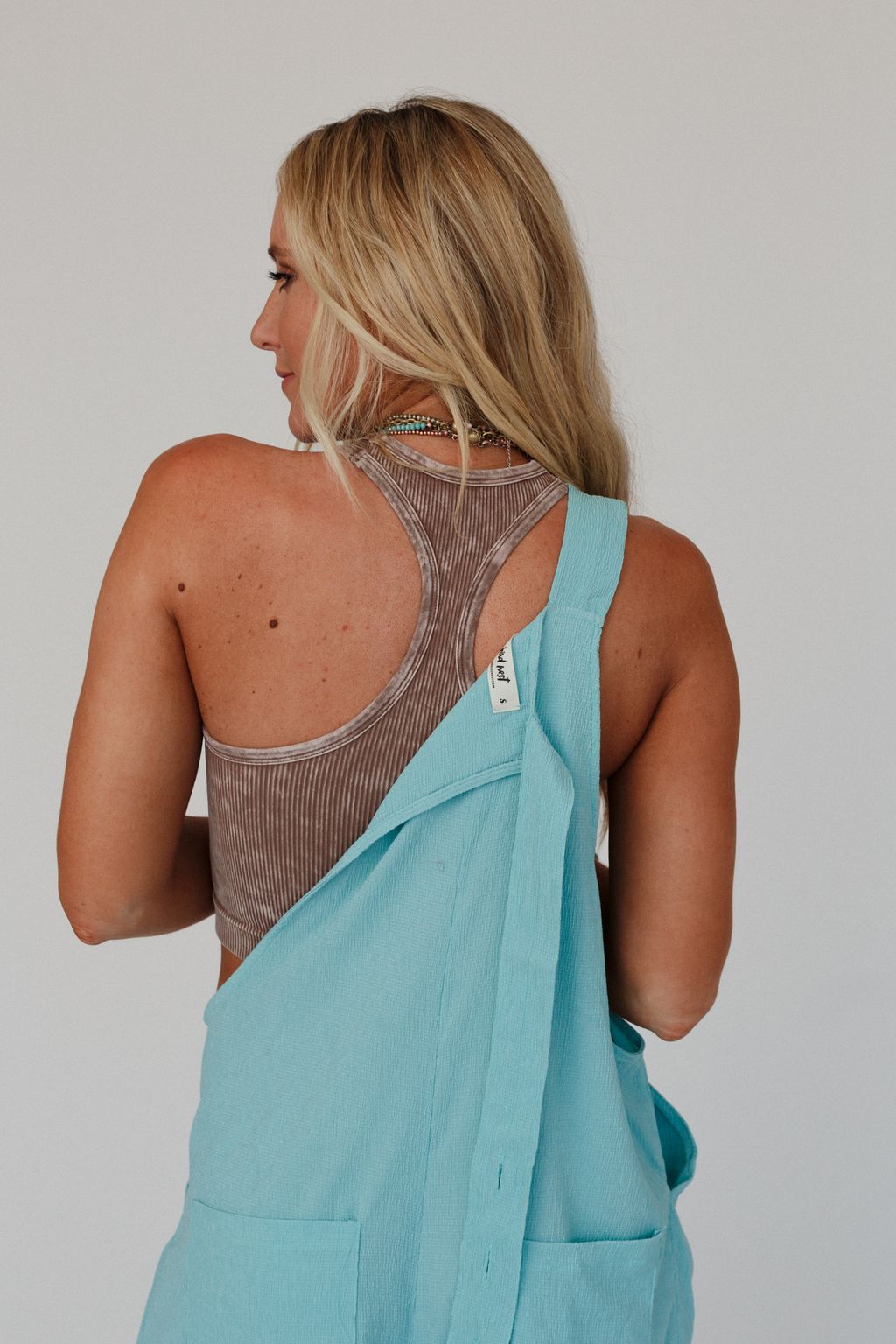 To The Stars High Neck Bralette - Mocha