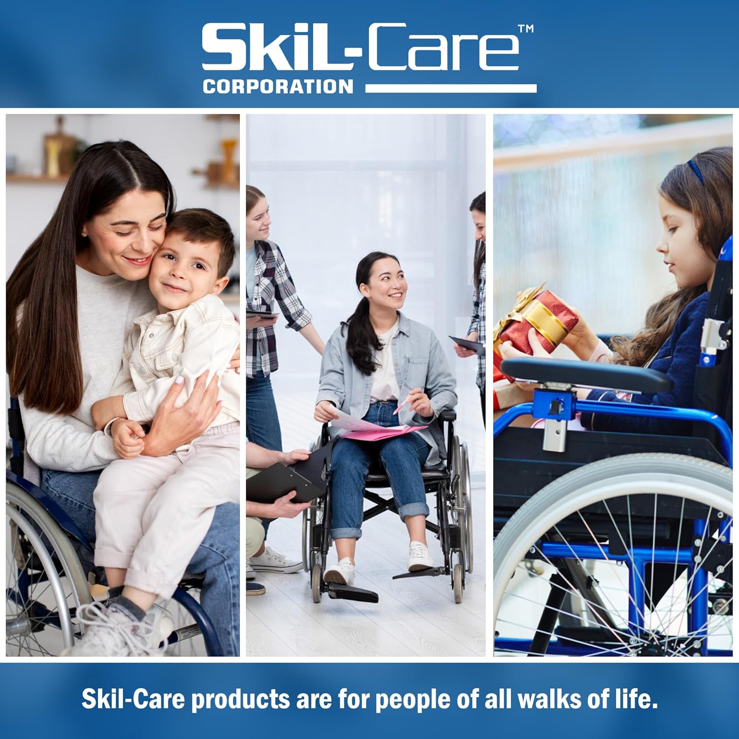 Wheelchair Footrest Extender, 8”H x 7”D x 3” Thick F1350