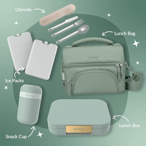 Dark Gray Bento Lunch Box, 3-4 Compartments, Leak-Resistant, 44 fl oz, BPA-Free F959396