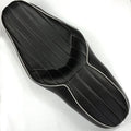 Black Leather Motorcycle Seat D62480