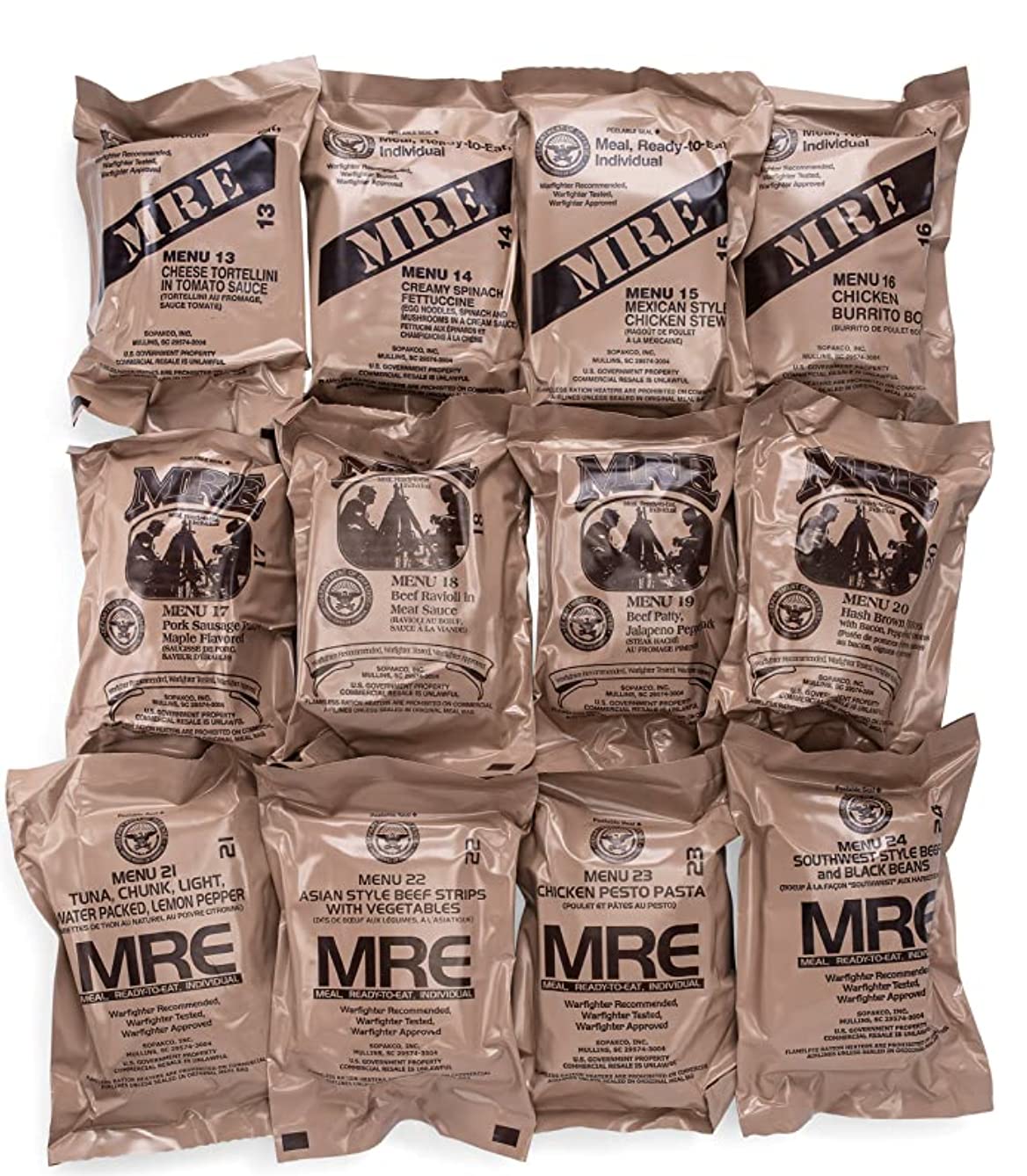 24ct MRE Meals Ready to Eat X214