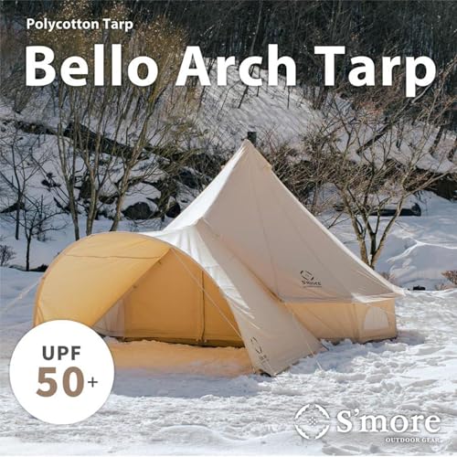 Canvas Bell Tent with Stove Jack, 4 Season, 10/13ft M4257