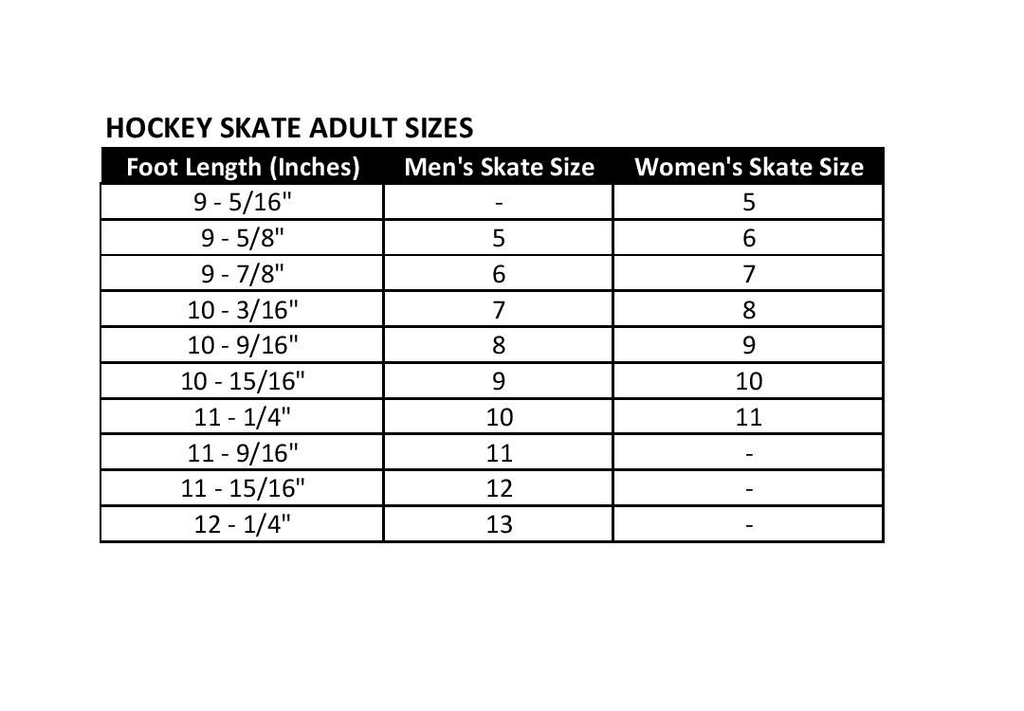 Black Hockey Skate W3962