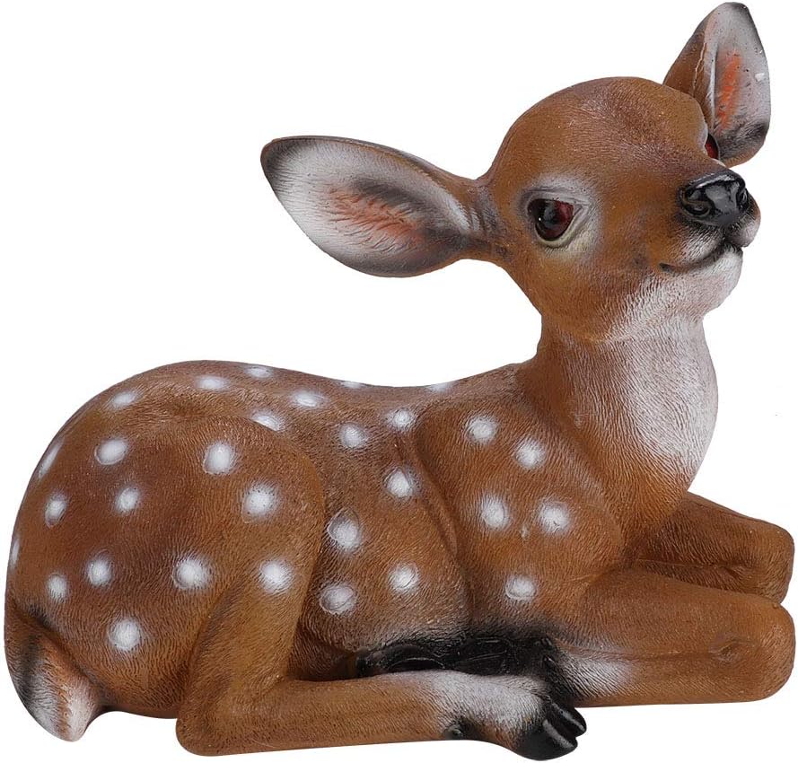 Deer Figurine Garden Animal Statues I8139