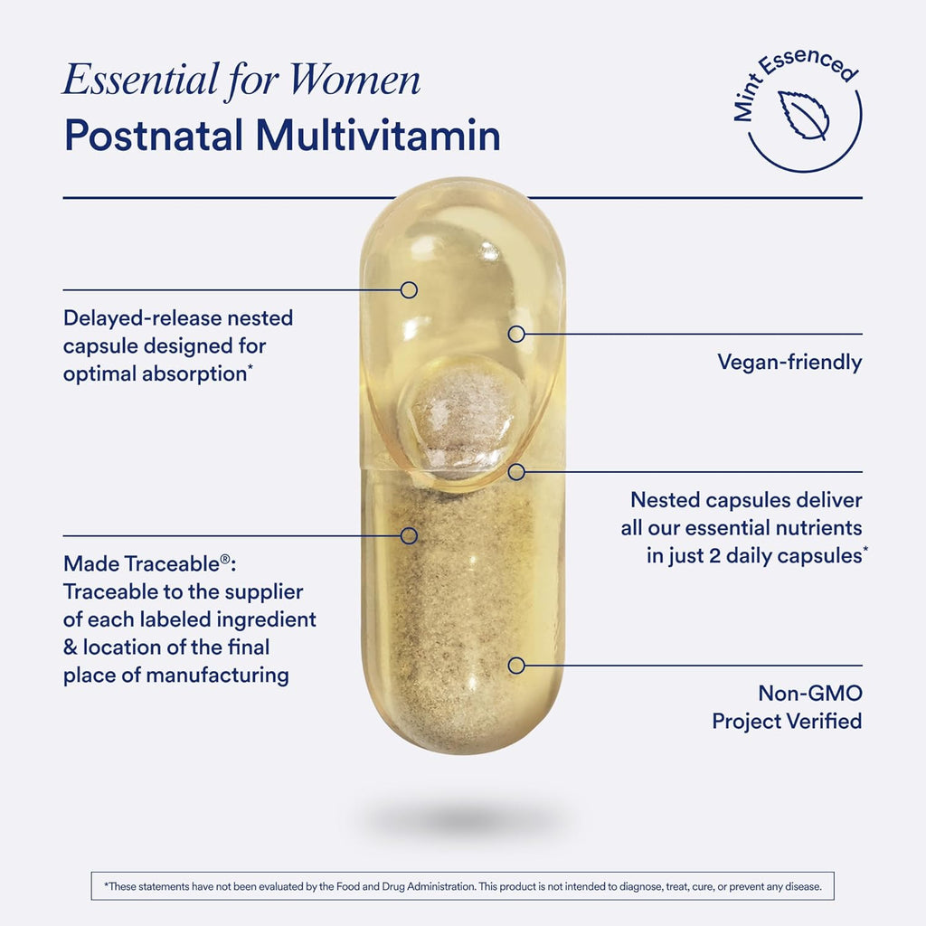 Postnatal Multivitamin and Protein Duo with Organic Vanilla Protein Powder 20g I2309