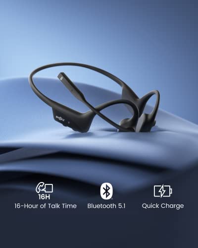 Bone Conduction Bluetooth Stereo Computer Headset with Boom Mic A964