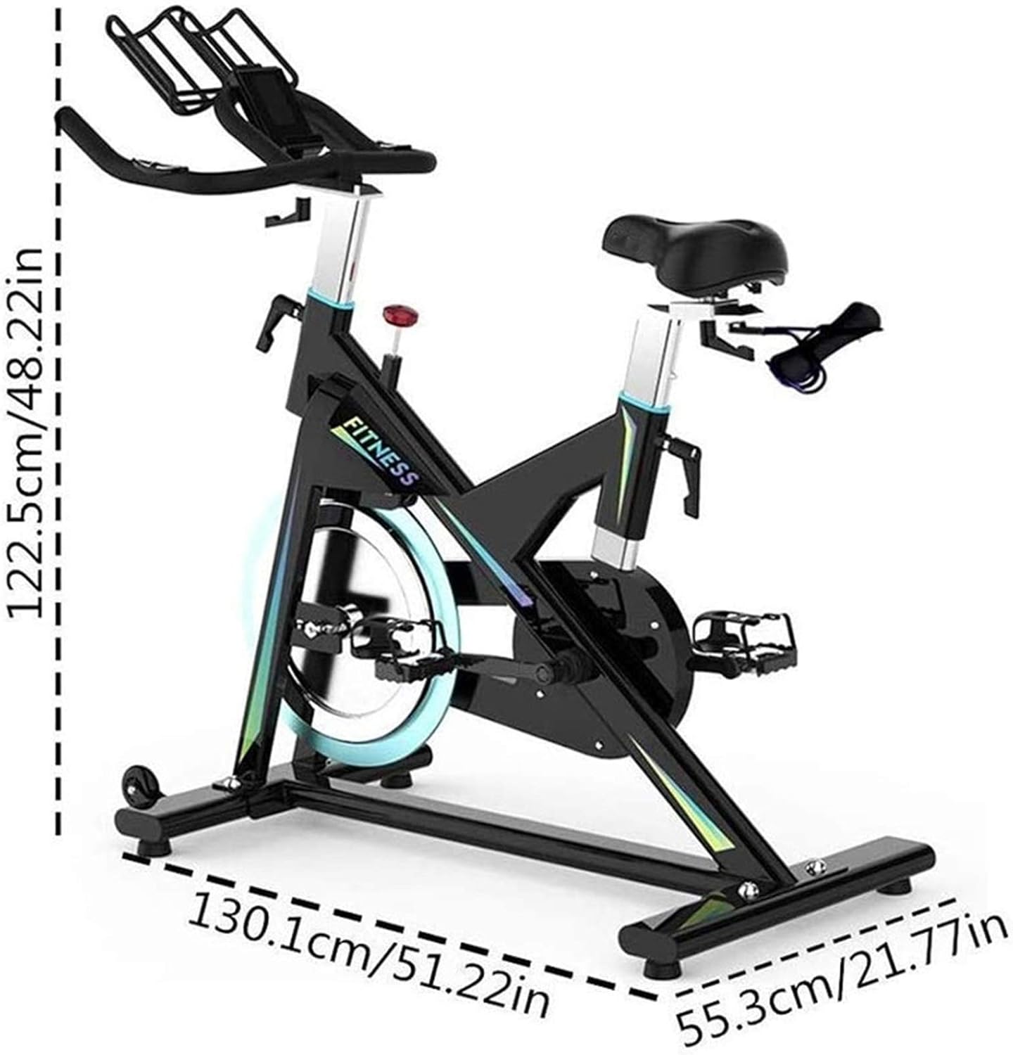 Indoor Cycling Bike with LCD Display F282