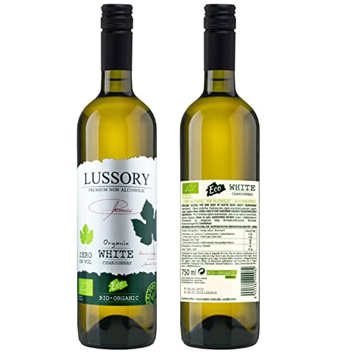 Organic Chardonnay Non-Alcoholic White Wine 750ml 1 Bottle L28972