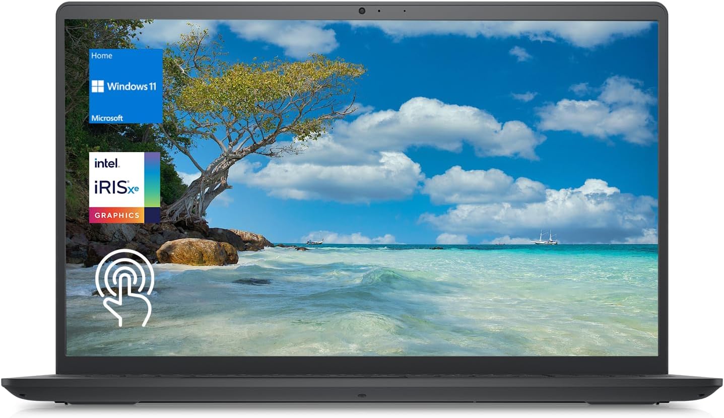 15.6" FHD Touchscreen Laptop, Intel Core i5-1135G7, 32GB DDR4 RAM, 1TB PCIe M.2 SSD, Windows 11 Home, Black U248