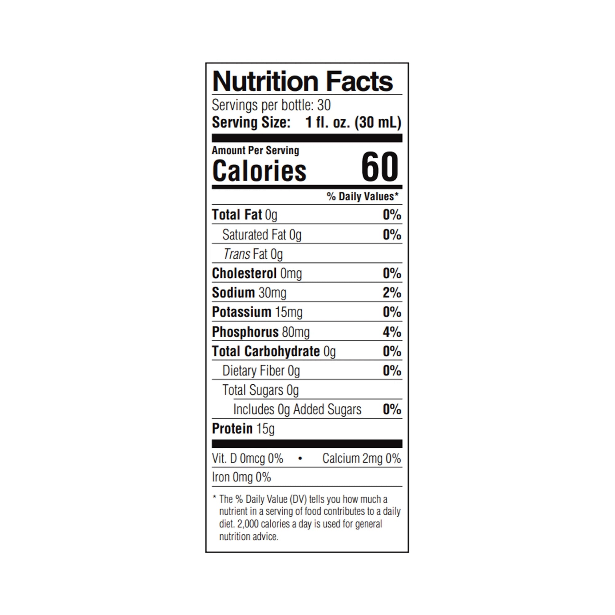 Orange Creme Liquid Protein Supplement, 32 oz. Bottle M18313