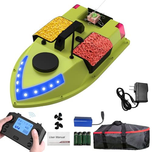 RC Fishing Bait Boat with GPS Auto Navigation Cruise Control W56337