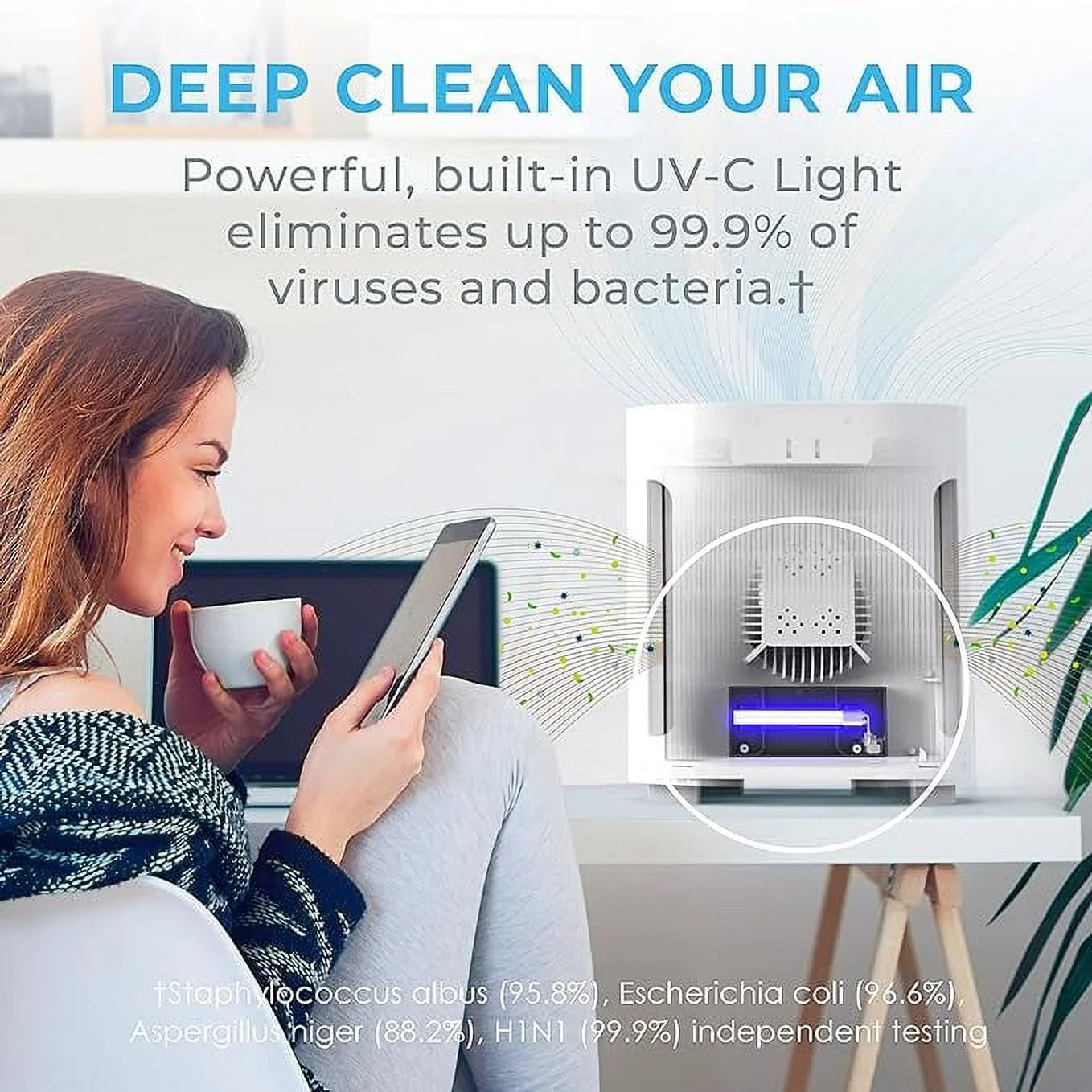 White PureZone Air Purifier K7184