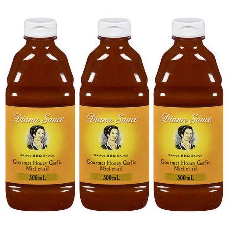 Honey Garlic Barbeque Sauce 500ml, 3-Pack L86207
