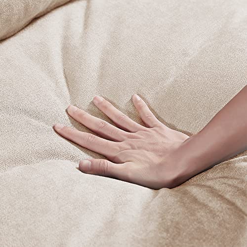 L-Shape Feather Filled Sectional Sofa with Reversible Chaise X74343