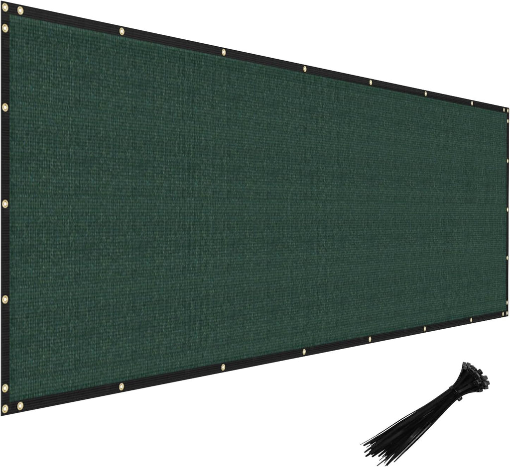 Green Heavy Duty Privacy Fence Screen 5' x 26' J885416