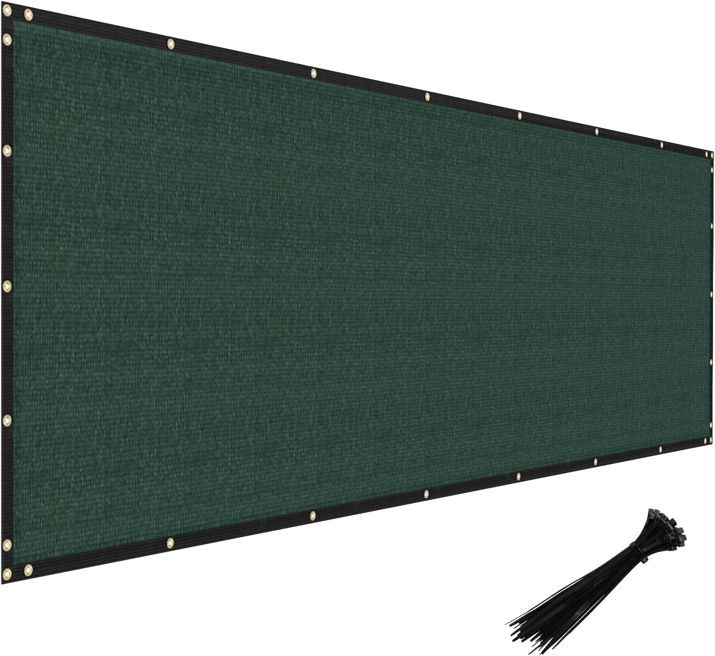 Green Heavy Duty Privacy Fence Screen 5' x 26' J885416