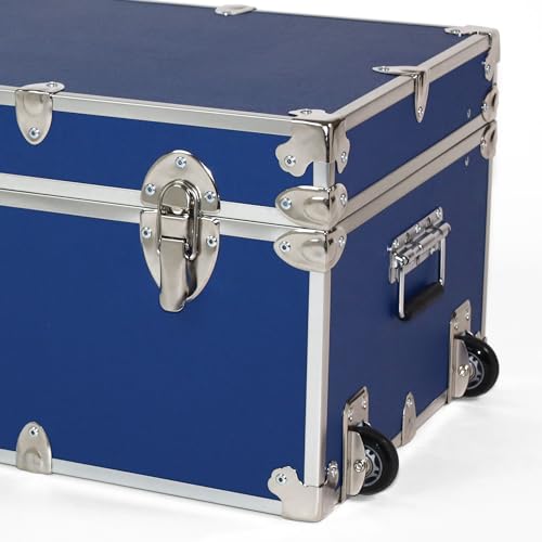 Black 32"x18"x14" Camping Storage Chest with Wheels Q449