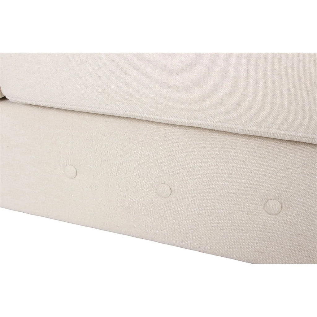 2 Piece Microfiber Loveseat Set in Cream B57314