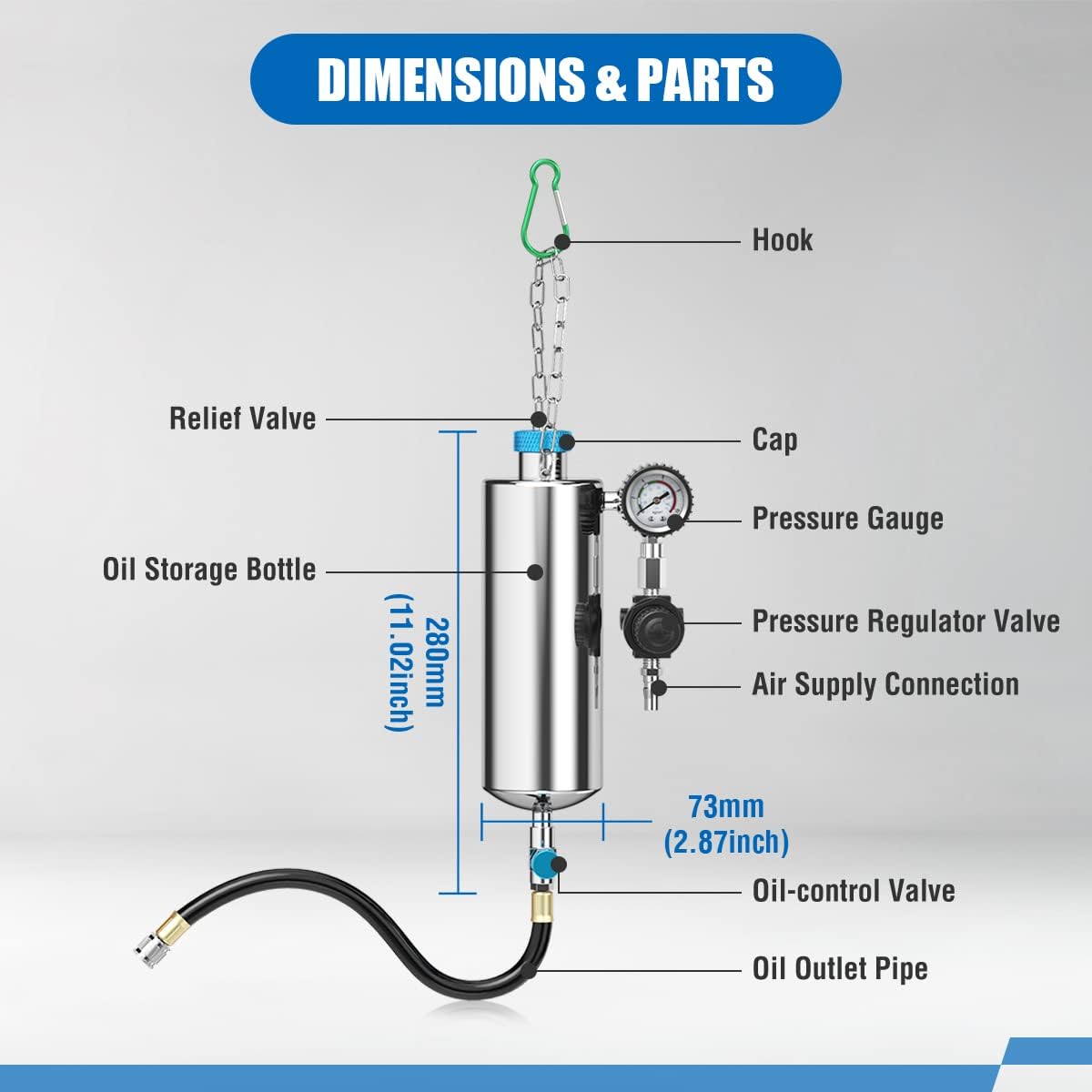 Fuel Injection System Cleaning Tool for Gasoline Car W355